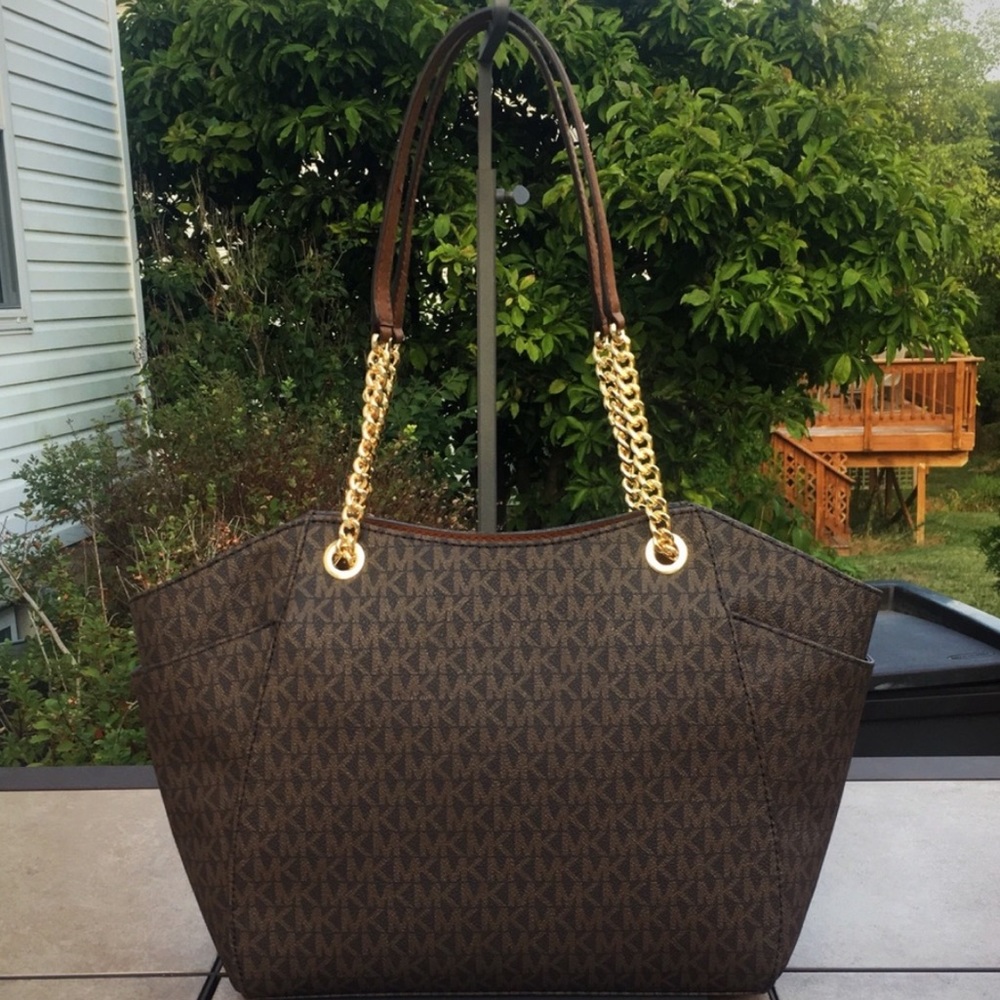 NWT Michael Kors Jet Set Chain Shoulder Tote - Picture 2 of 5